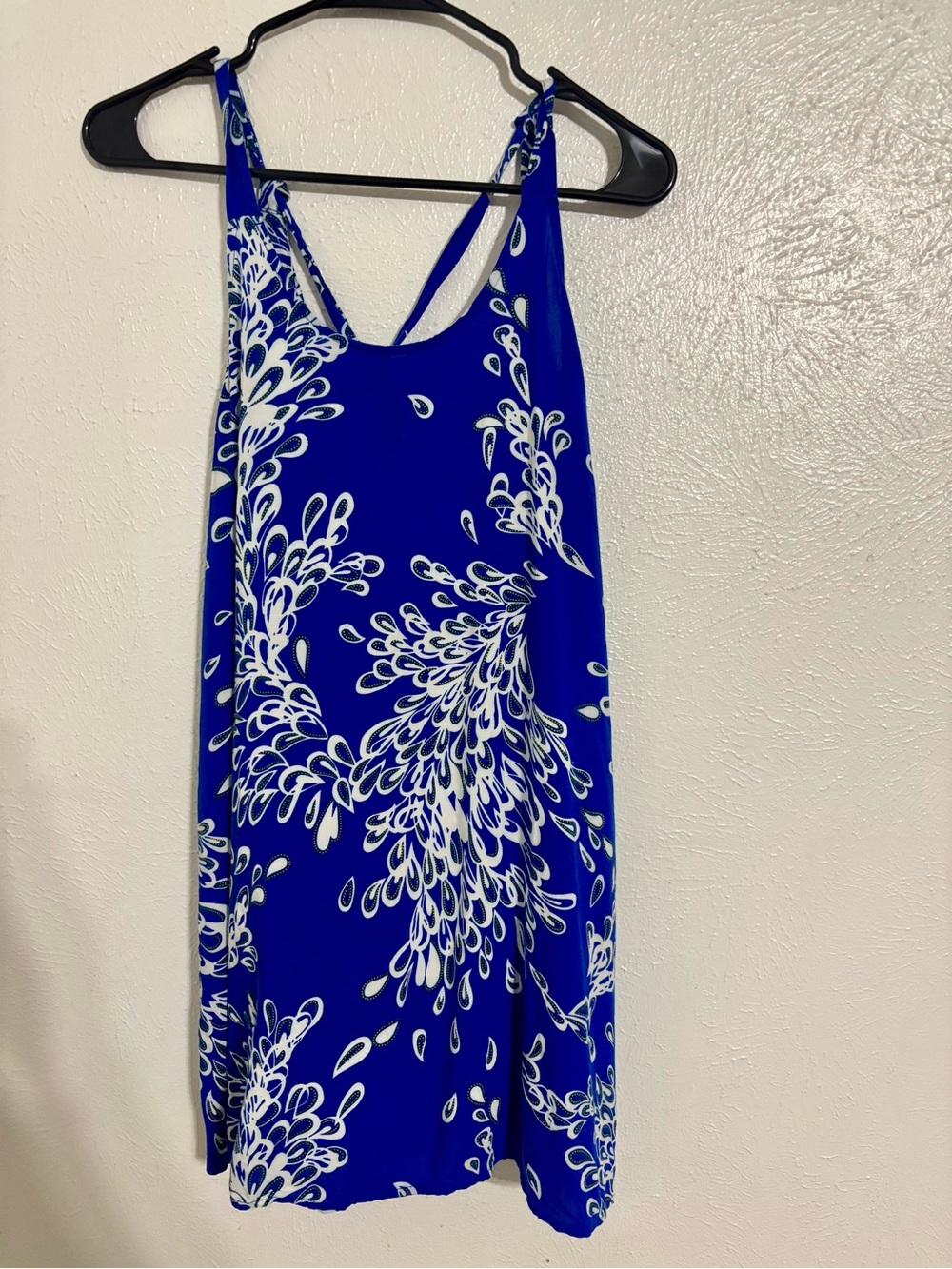 Jealous Tomato Blue and White Paisley Print Top